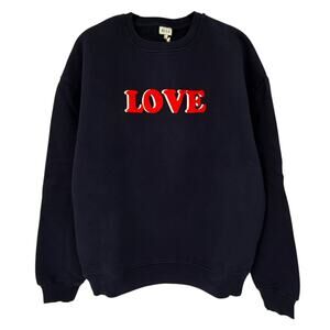 KULE The Oversized Love Sweatshirt in Navy S